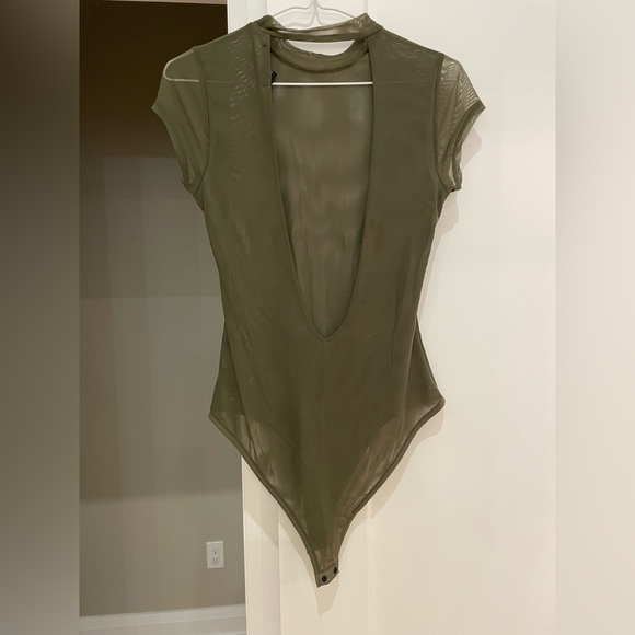 Mesh green bodysuit - Picture 2 of 2
